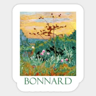 The Garden at Vernonnet by Pierre Bonnard Sticker